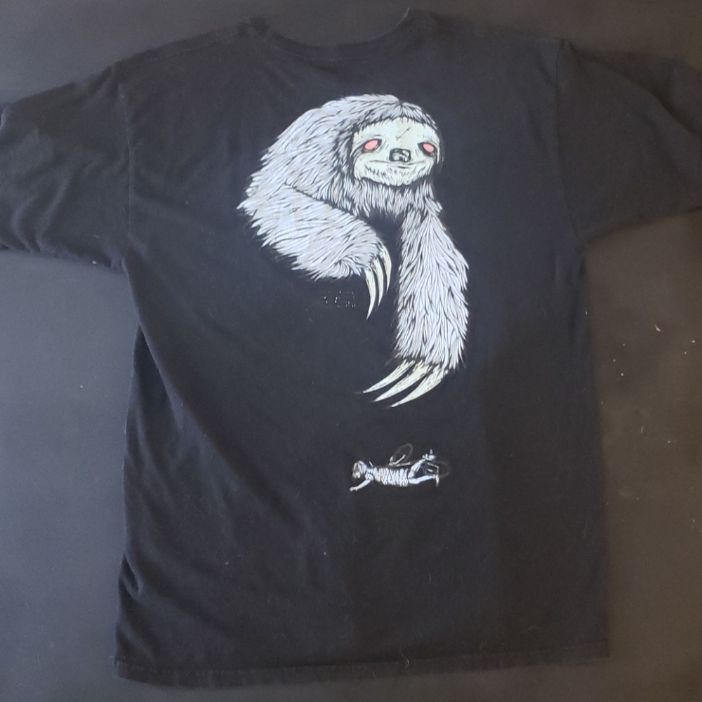 WELCOME black large graphic tee